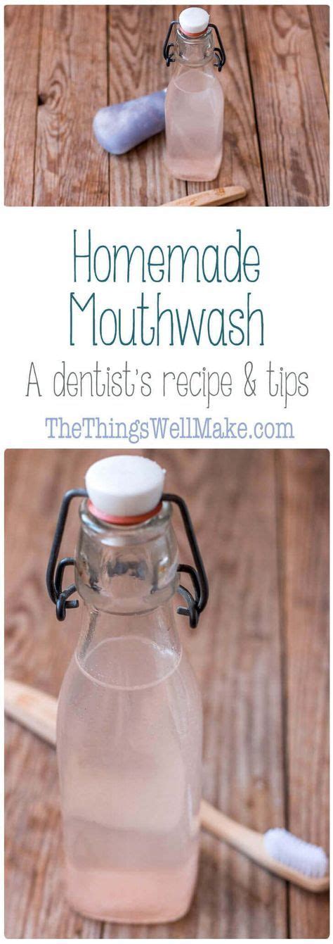 Homemade Natural Mouthwash Recipe With Images Homemade Mouthwash