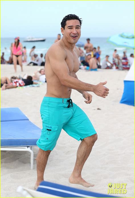 Mario Lopez Shows Off His Amazing Body At The Beach Photo