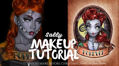 Sally Nightmare Before Christmas Makeup Tutorial Youtube