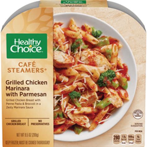 Healthy choice cafe steamers chicken fettuccini alfredo frozen meal. Café Steamers Low-Fat Meals | Healthy Choice