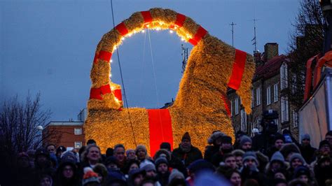 Swedish Towns Christmas Festival Culminates In Unintentional Burning