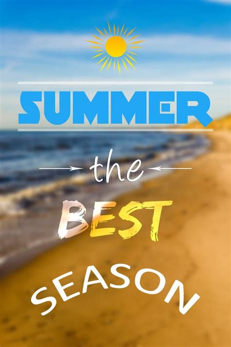Summer The Best Season Stock Illustration Image 51279266