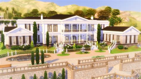 Sims 4 🎬get Famous⭐️ Speed Build Luxury Celebrity Mansion