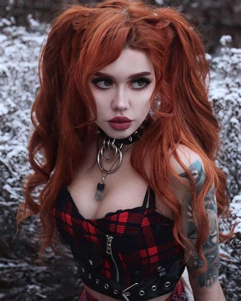 pin by dolomite on beautiful goth gothic girls goth beauty gorgeous redhead