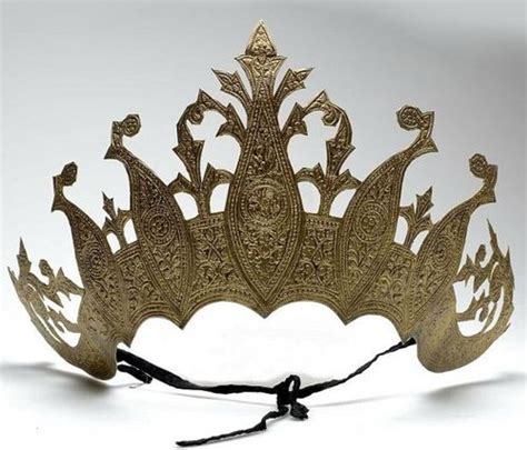 Headdress Of Gold Sumatra Palembang Indonesia Kaleidoscope Effect