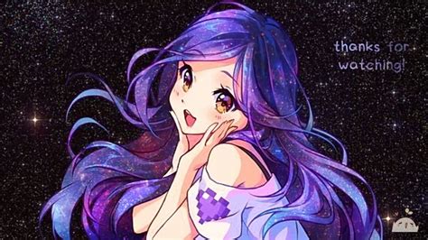 50 Great Anime Girl With Galaxy Hair And Eyes Wallpaper Quotes