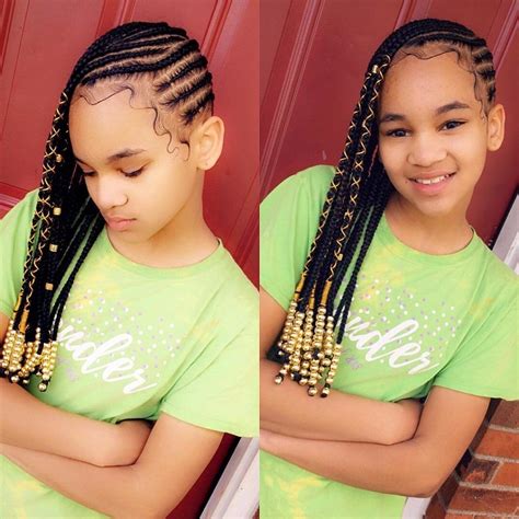 50 Beautiful Kids Braids With Beads Hairstyle Ideas Braids For Kids