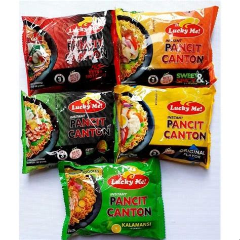 Lucky Me Pancit Canton G In Different Flavors Shopee Philippines