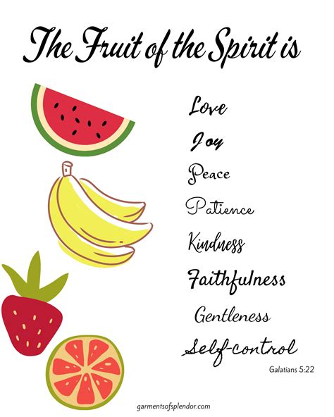 Fruits Of The Spirit Printables Printable Word Searches