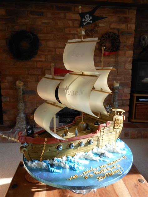 Pirate Cake Pirate Ship Cakes Pirate Boat Cake