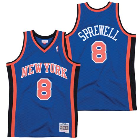 New York Knicks Latrell Sprewell Hardwood Classics Road Swingman Jersey