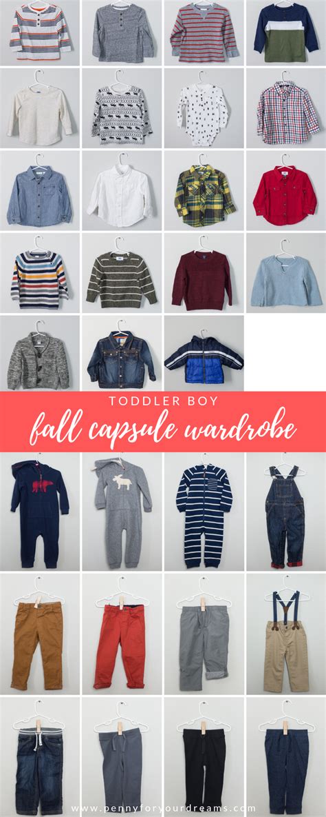 Detailed Toddler Boy Fall Capsule Wardrobe With Photos Tips And Ideas