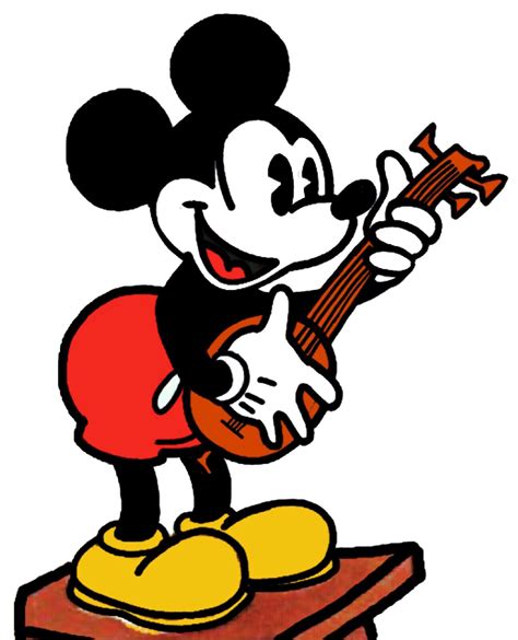 Sr Pelo Pin Up Micky Mouse Mickey Disney Characters Bass Guitar