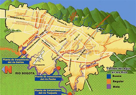 Mapa De Bogotá Mapa Físico Geográfico Político Turístico Y Temático