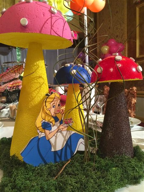 Alice In Wonderland Tree Centerpiece Alice In Wonderland Theme Tea Alice In Wonderland Tea