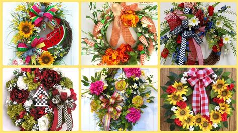 30 Spring Wreaths Easter And Spring Door Decorations Ideas Youtube