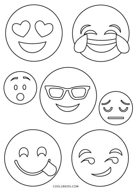 Emoji Kleurplaten Gratis Printen Voor Kinderen