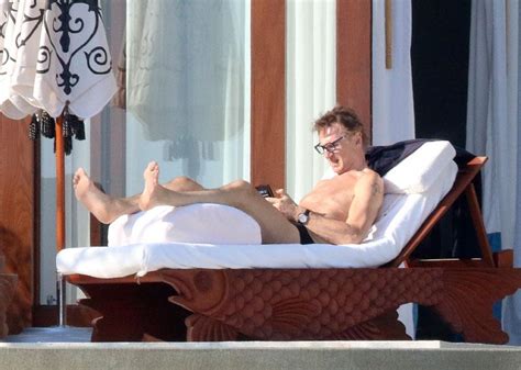Liam Neeson Lets It All Hang Out While Sunbathing In Cabo