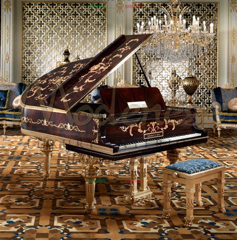 Classic Royal Grand Piano Made In Italy Luxury Piano Exclusive Design