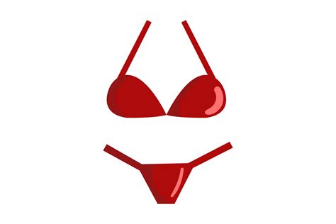 Red Bikini Grafik Von Infonatastudio · Creative Fabrica