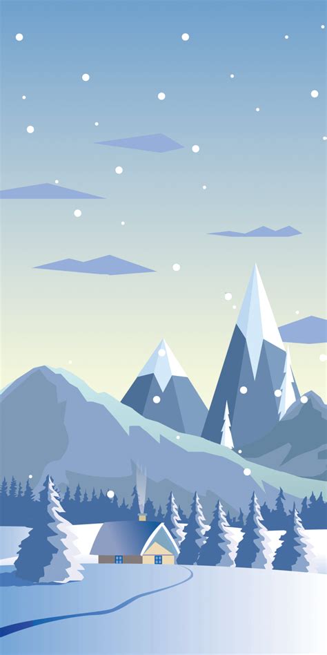 Climacell weather assistant weather apps have been aggressive in following the ios 14 widget trend. snow covered iphone wallpaper | Minimalist wallpaper ...