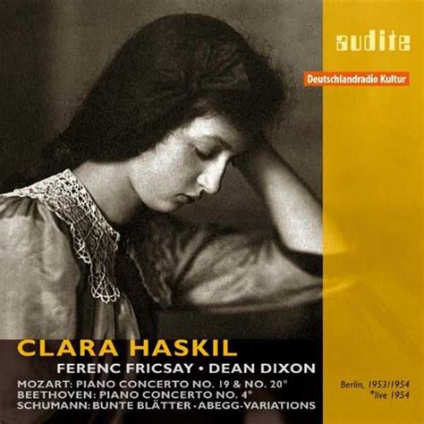Clara Haskil Mozart Piano Concertos No19 And 20 Beethoven Piano
