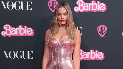 Margot Robbie Wears Pink Mini Dress For ‘barbie Australia Premiere