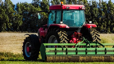Free Images Tractor Field Farm Rural Farming Equipment