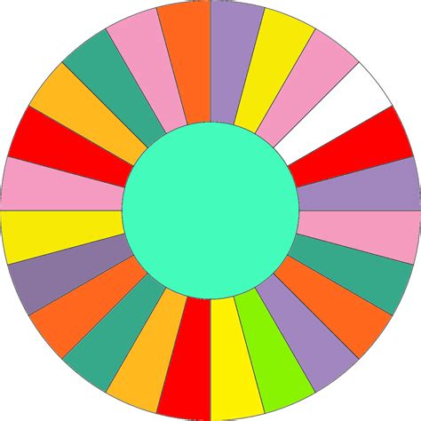 8 Section Blank Spinner Wheel Clipart Best