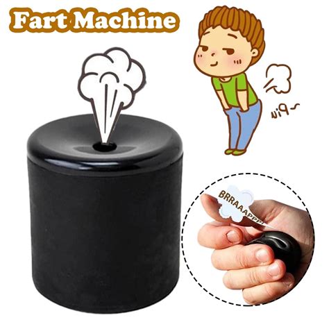 ⓛ1pcs Funny Squeeze Create Realistic Farting Sounds Fart Pooter Machine T Tricky Joke Prank P