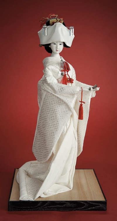 carabet collection  antique japanese dolls  beautiful bride doll hanayome ningyo