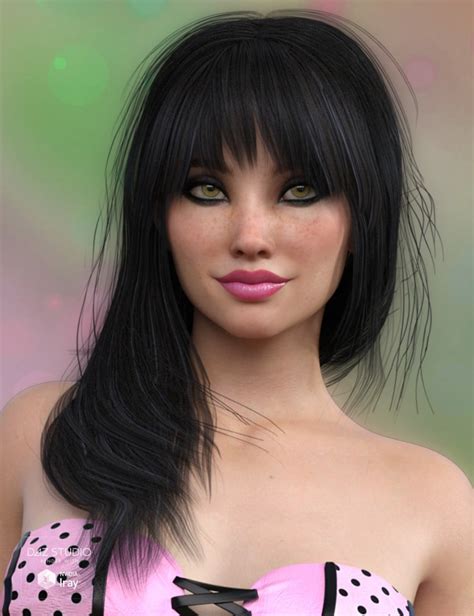 Silvie Hair For Genesis 3 Female S Freebies Daz 3D