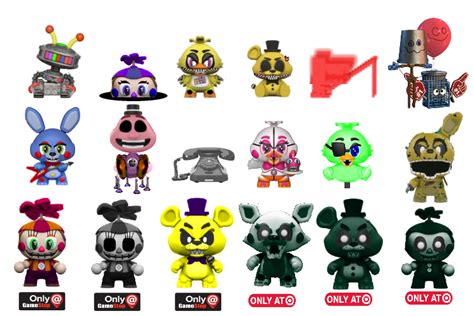 My Idea For Wave 7 Of Fnaf Mystery Minis By Mcaboyan On Deviantart