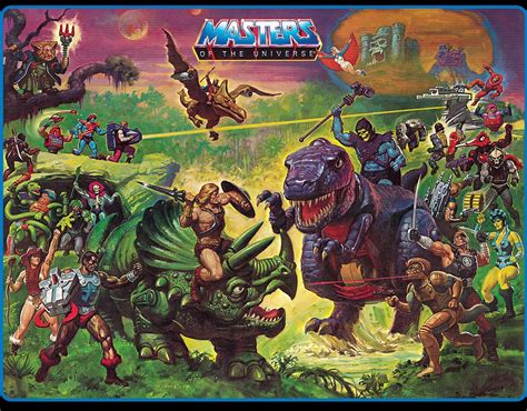 Masters Of The Universe Promotional Poster He Man Boxes Pinterest
