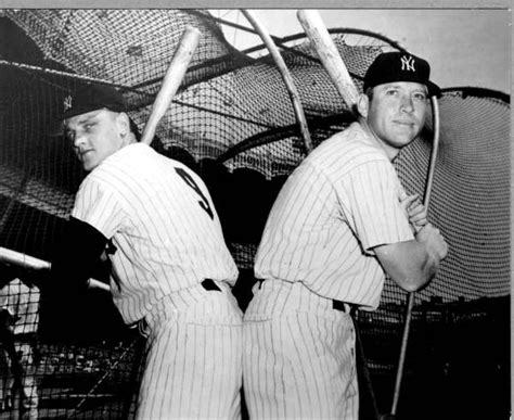Roger Maris And Mickey Mantle 1962 Florida Memory Two Greats In The
