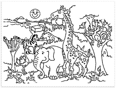 Zoo animal coloring pages are always fun activity to help kids to enhance their skills. Zoo coloring, Download Zoo coloring for free 2019