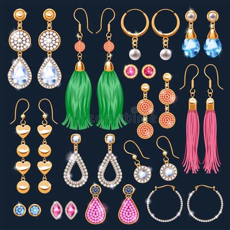 Earrings Stock Illustrations 29700 Earrings Stock Illustrations Vectors And Clipart Dreamstime