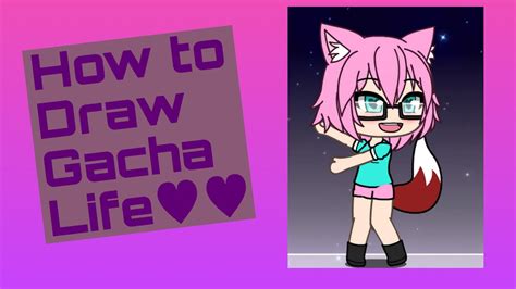 Learn how to draw gacha life characters 4** leave the comments for your request about the news lesson!please help our channel grow by giving likes, sharing w. How to draw Gacha life! - YouTube