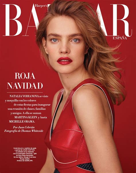 NATALIA VODIANOVA in Harper's Bazaar Magazine, Spain December 2016 ...