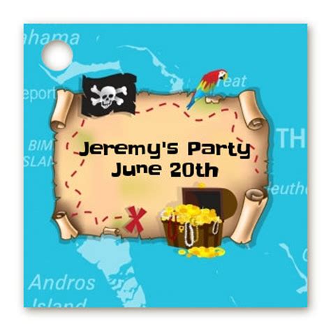 Pirate Treasure Map Printable Birthday Party Invitation Etsy