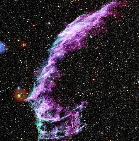Veil Nebula Supernova Remnant Photograph By Canada France Hawaii