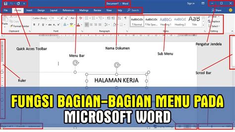 Penjelasan Menu Menu Dalam Microsoft Word 2010 IMAGESEE