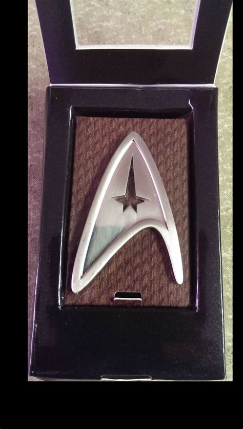 Quantum Mechanix Command Starfleet Division Badge Star Trek