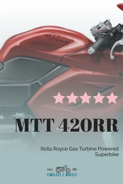 Mtt 420rr Rolls Royce Gas Turbine Powered Superbike In 2022 Gas