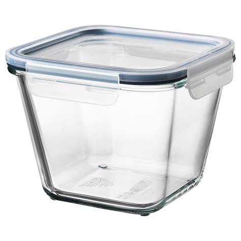 Ikea 365 Food Container With Lid Square Glassplastic 41 Oz Ikea