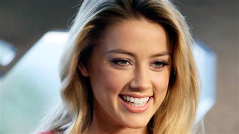 🥇 Blondes Women Close Up Actress Amber Heard Smiling Wallpaper 4557