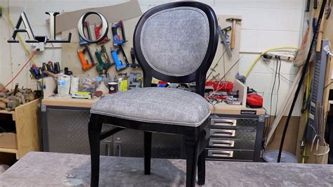 How To Upholster A Dining Room Chair Diy Alo Upholstery Youtube