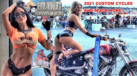 2021 Custom Motorcycles Hot Pants Winners Bike Wash Girls Daytona