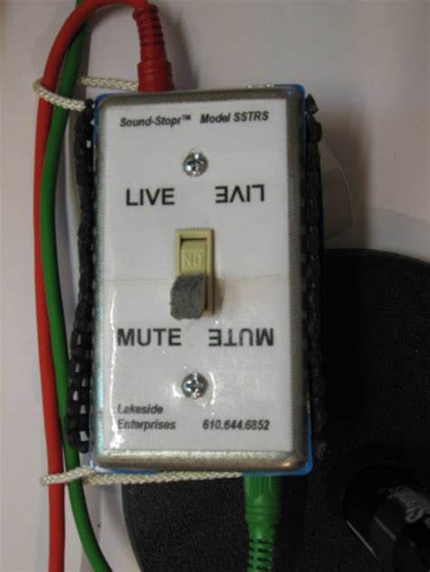 Microphoneinstrument Mute Switch Box