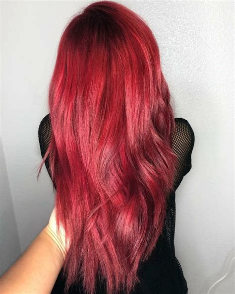 Ruby Red Color Hair Warehouse Of Ideas